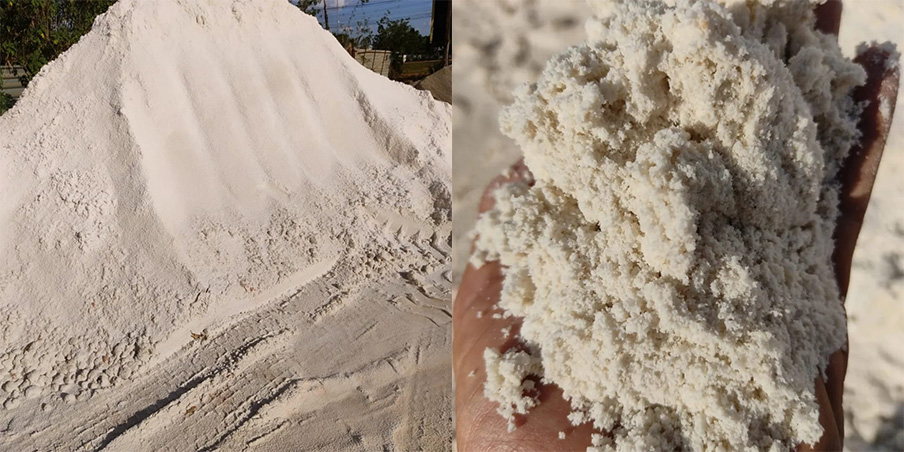 Areia lavada média industrial