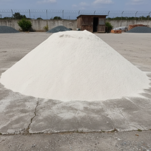 Areia industrial media lavada